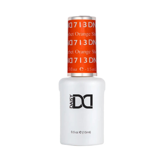 DND Orange Sherbet #713 orange gel polish bottle