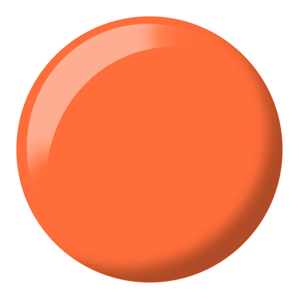 DND Orange Sherbet #713 orange gel polish nail colour swatch