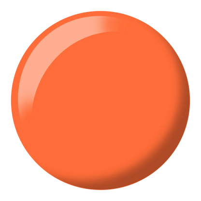 DND Orange Sherbet #713 orange gel polish nail colour swatch