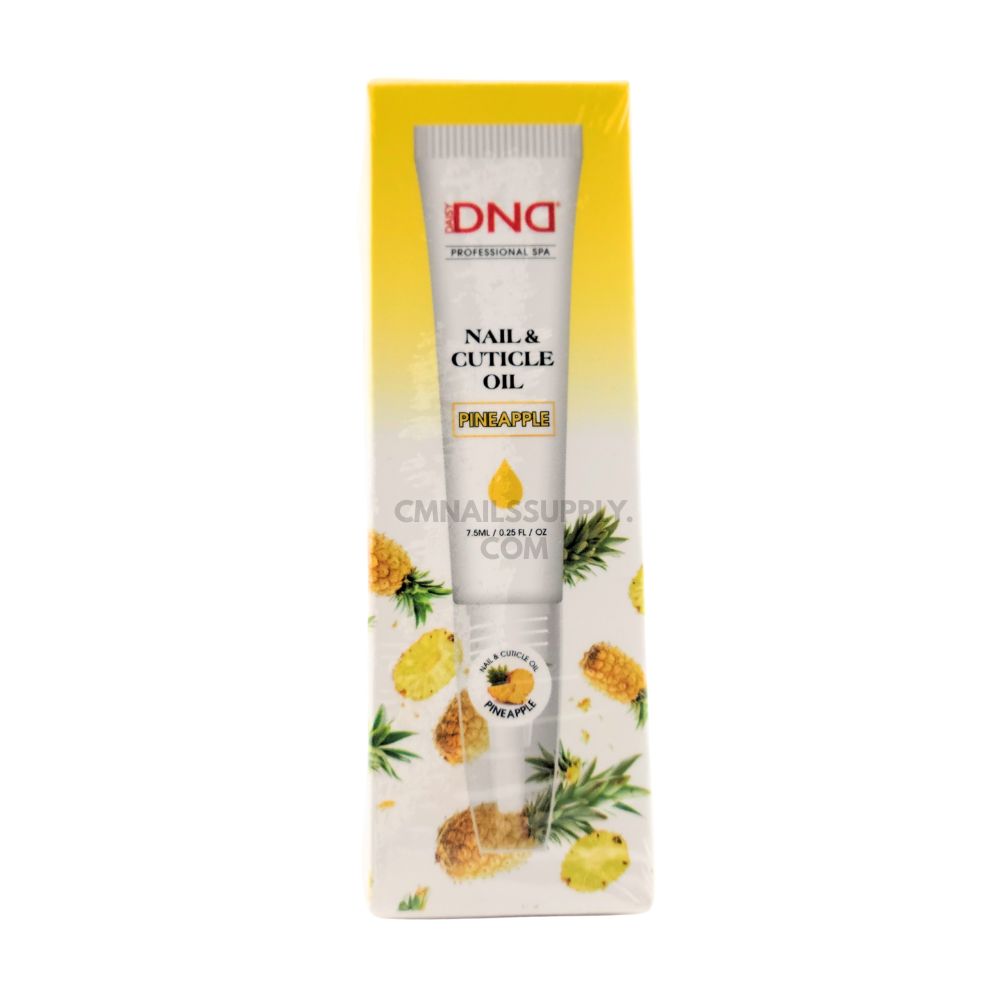 DND pineapple Nail and Cuticle Oil bottle – best cuticle oil for dry cuticles and nail growth