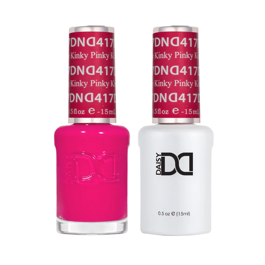 DND Pinky Kinky #417 gel and lacquer duo available at a nail supply store in Canada