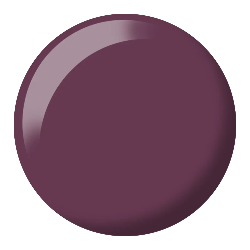 DND Plum Wine #453 colour swatch showing the rich plum wine nail polish shade.