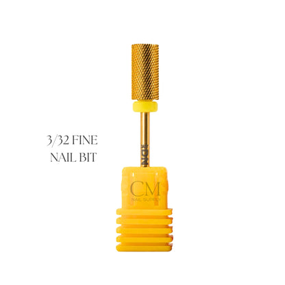 Fine mandrel drill bits included with the DND portable nail drill