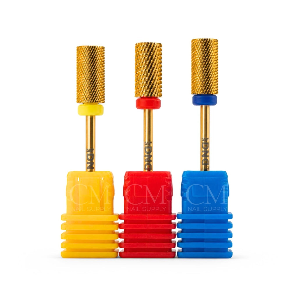 Fine medium and coarse drill bits included with the DND portable nail drill