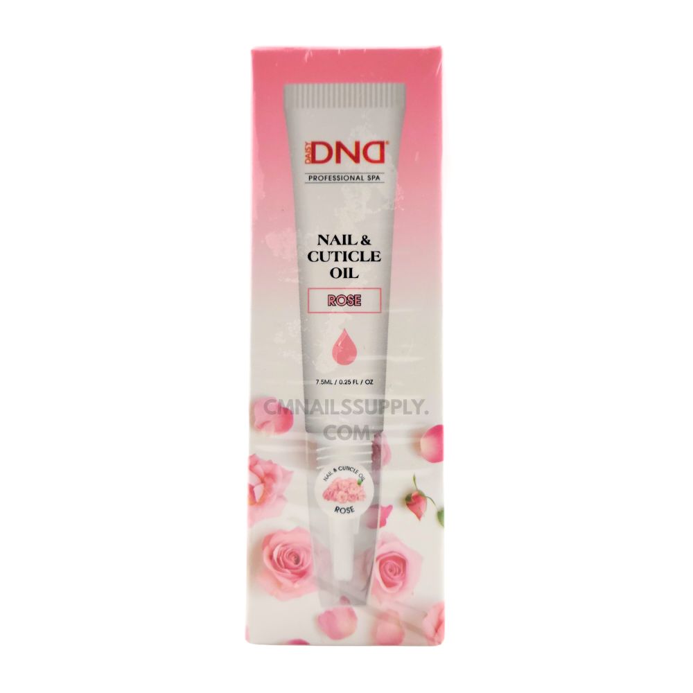 DND rose Nail and Cuticle Oil bottle – best cuticle oil for dry cuticles and nail growth