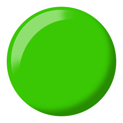 DND Spring Leaf #435 colour swatch showing the fresh spring green nail polish shade.