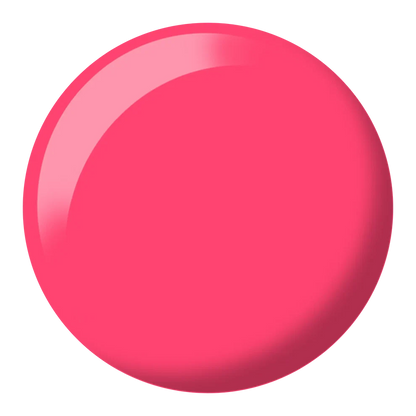 DND Sun Of Pink #484 colour swatch showing the bright pink nail polish shade.
