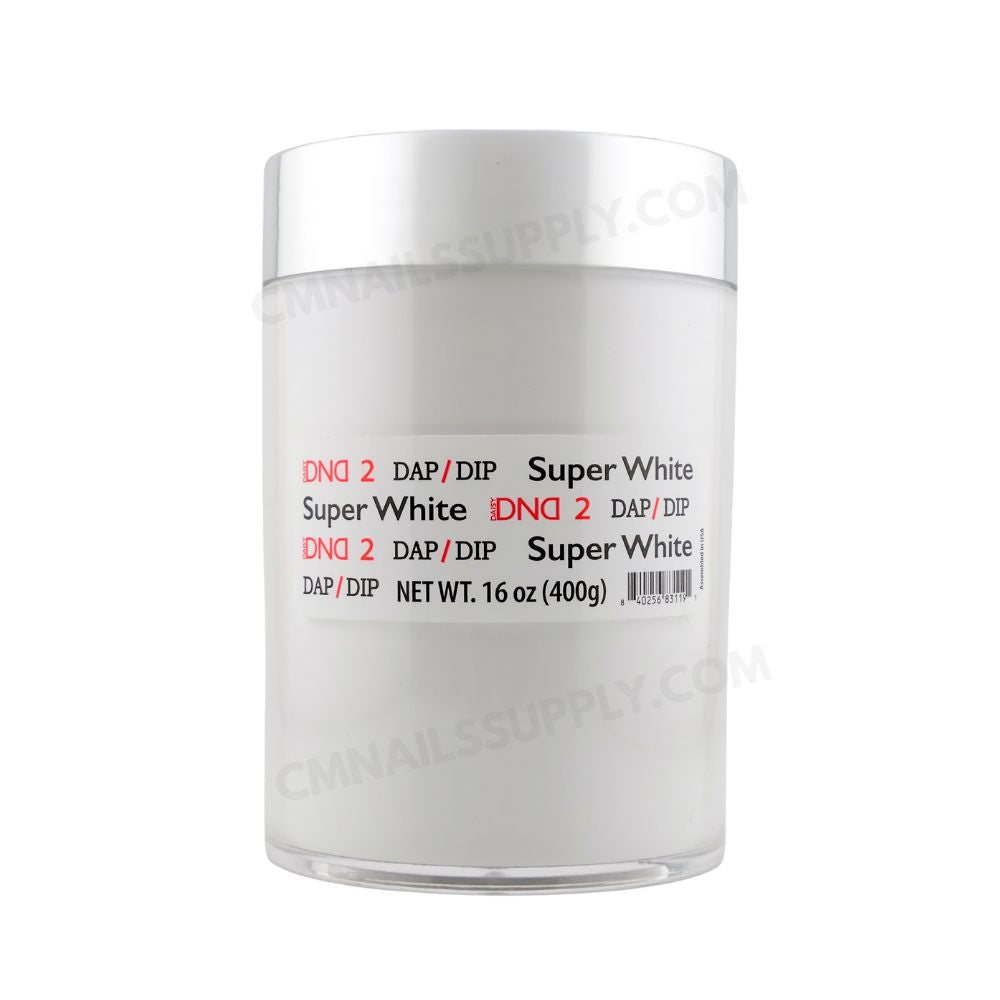 DND Super White dip powder for nails #002 400g for salon use