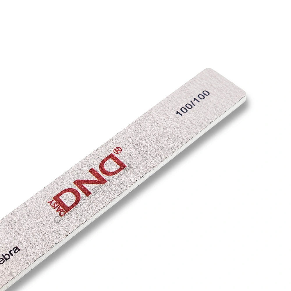 DND zebra nail file 100/100 grit for acrylic nails and hard gel shaping