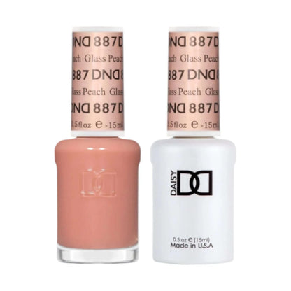 DND Glass Peach #887 - Gel & Lacquer Duo - CM Nails & Beauty Supply