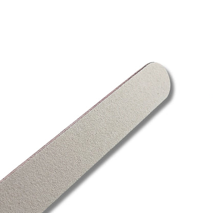 Professional white and pink 100 grit nail file for nail technicians
