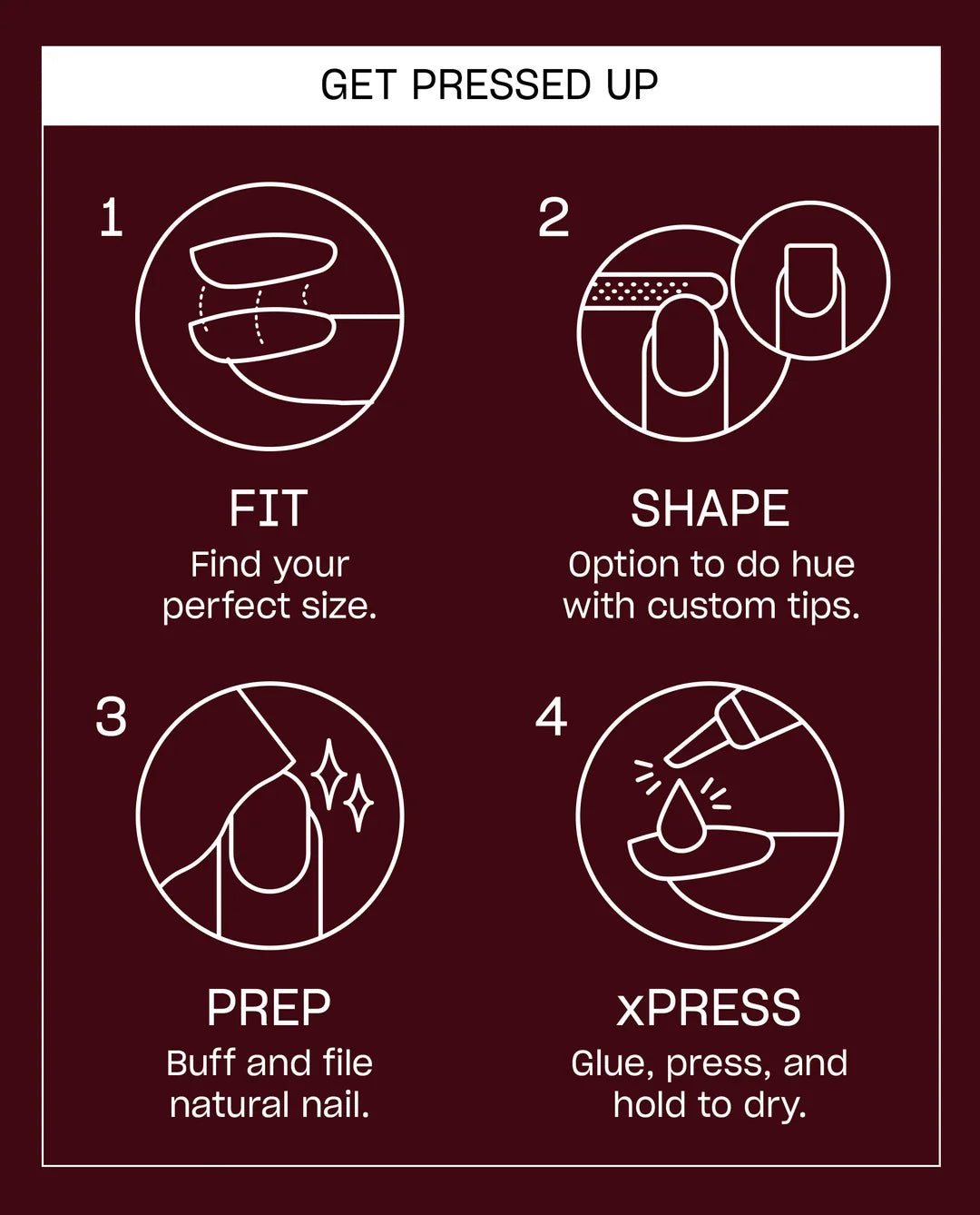 How to apply OPI xPRESS/ON press on nails step by step guide