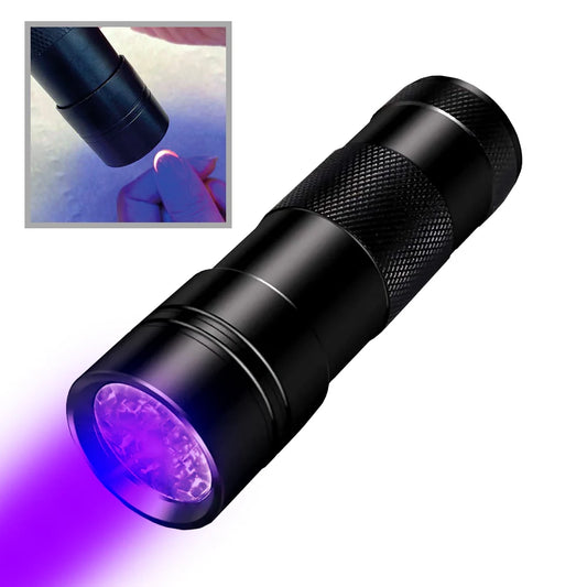 black uv lamp flashlight for nail salons