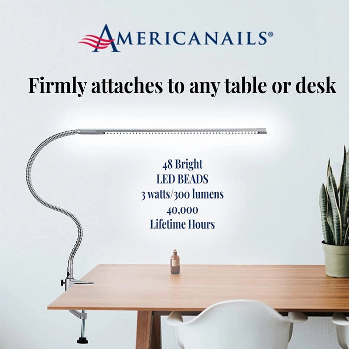Flexi lamp LED table lamp front view Americanails