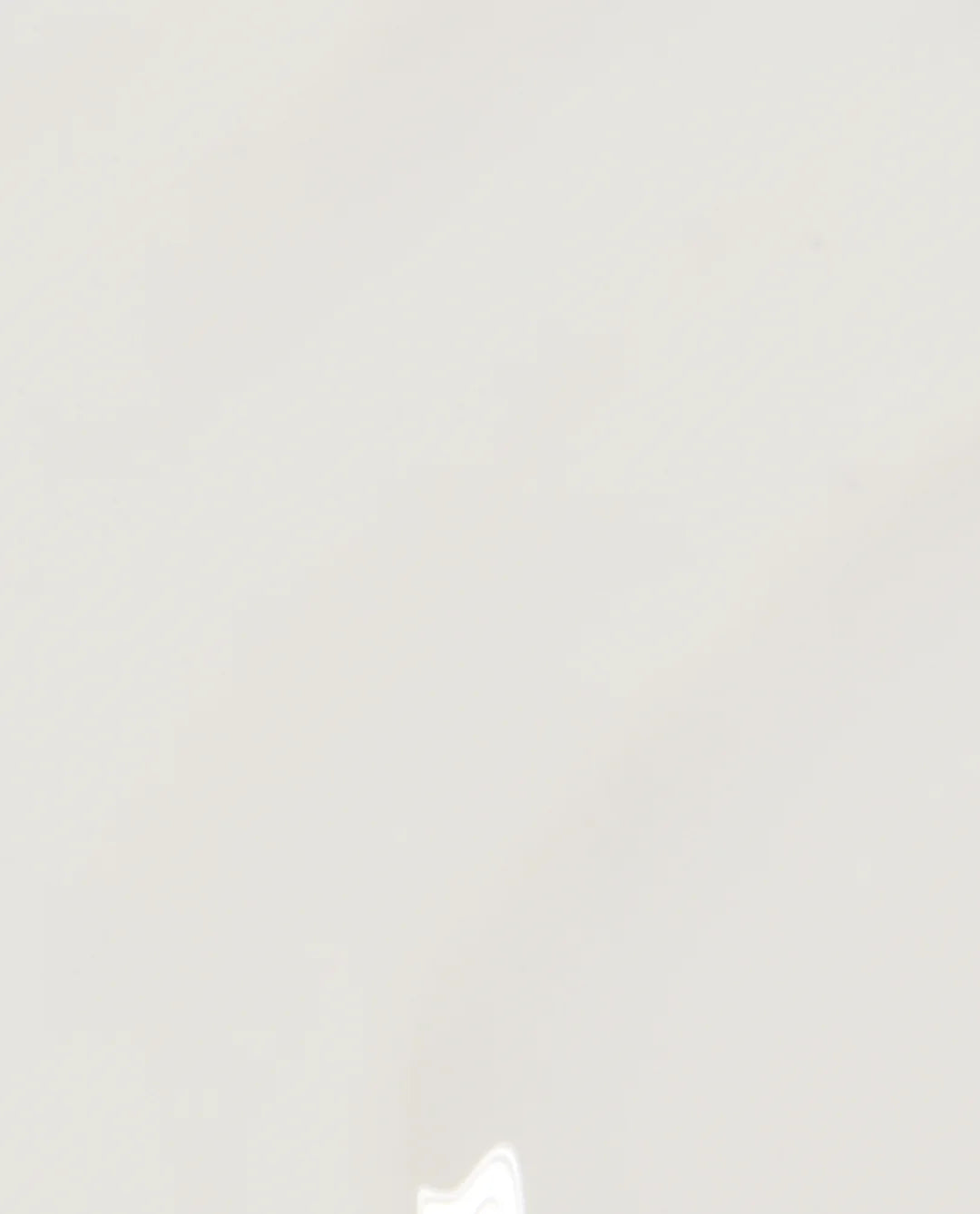 Solid white opi funny bunny color swatch