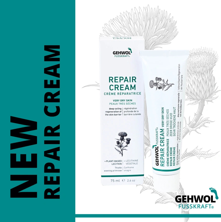 Scent-free Gehwol Fusskraft cream for sensitive skin and full body moisture repair