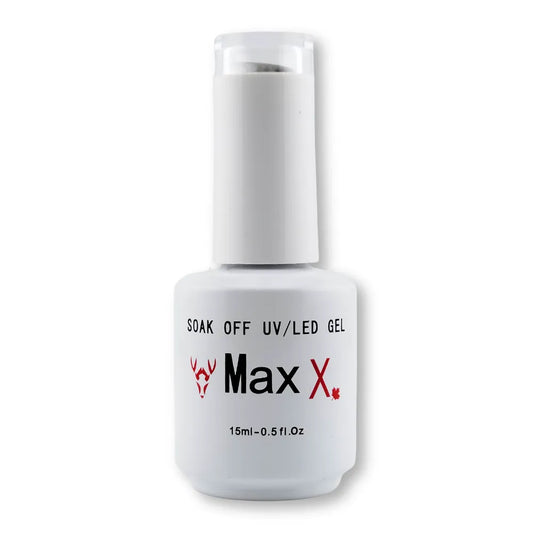 High shine gel top coat finish on manicured nails showing mirror-like gloss