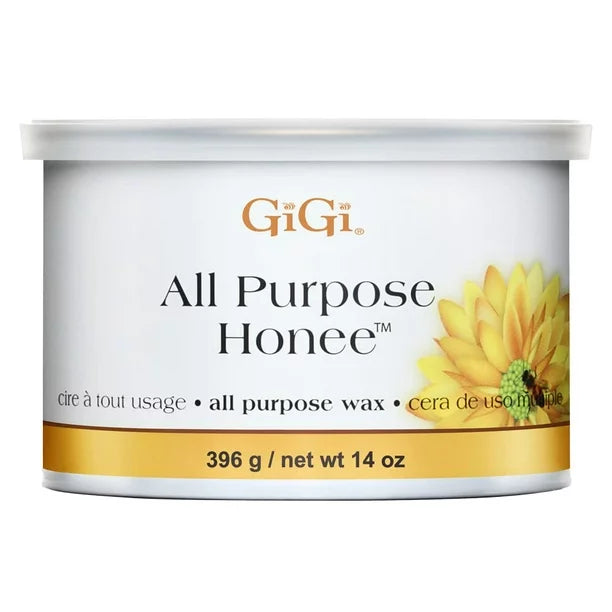 GiGi All Purpose Honee Soft Wax 14oz with beeswax, professional hair removal wax for face and body, GiGi wax Canada