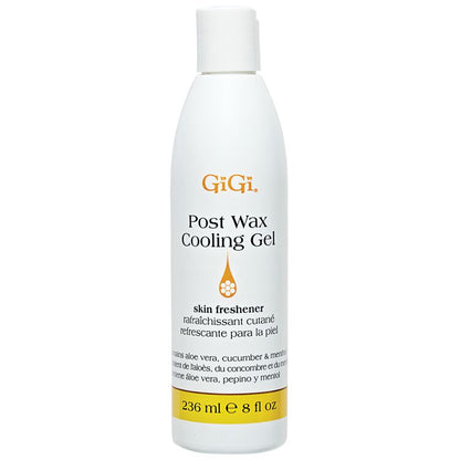 GiGi Post Wax Cooling Gel 16 oz, soothing post waxing gel for calming skin and reducing redness, GiGi Canada