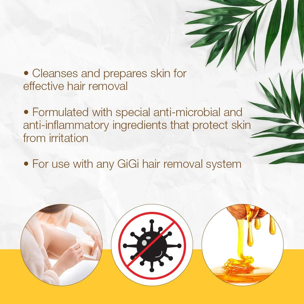 professional waxing prep cleanser bottle for salon use