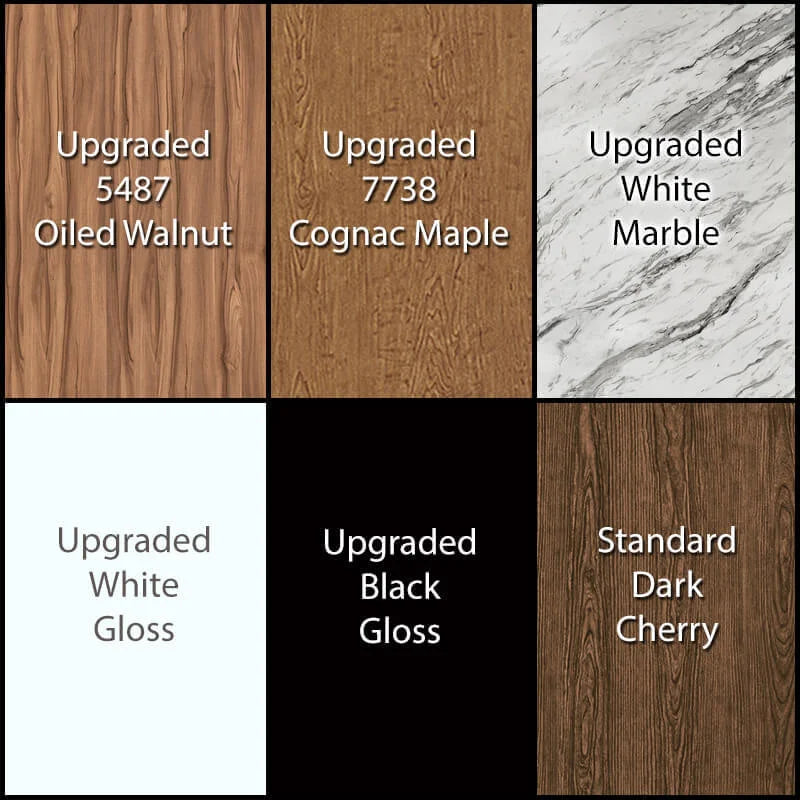 Base laminate colour options for the Gulfstream Lavender Relax Spa