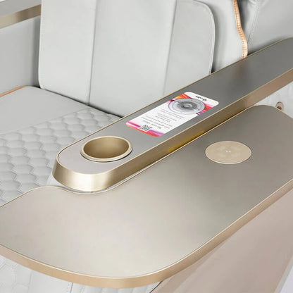 Super Relax 3 massage chair detail on the Gulfstream Lavender Relax Spa