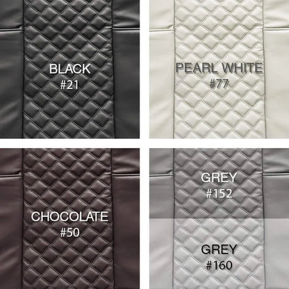 Four leather colour options for the Gulfstream Super Relax 2 Spa massage chair