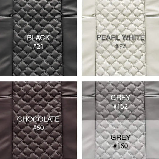 Four leather colour options for the Gulfstream Super Relax 2 Spa massage chair