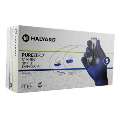 Halyard PUREZERO MARIN Nitrile Exam Gloves - 6 Mil | Latex Free - CM Nails & Beauty Supply
