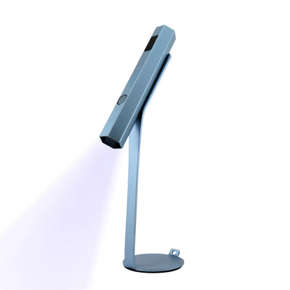 Portable Mini LED Nail Lamp Blue – Rechargeable Handheld Gel Nail Dryer with Magnetic Stand - CM Nails & Beauty Supply
