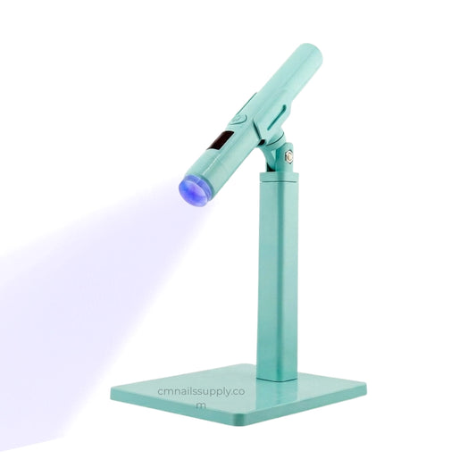 White handheld UV nail lamp pen for professional flash curing