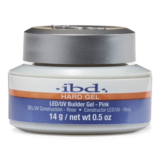 ibd | Pink LED/UV Builder | Hard Gel - 2 oz - CM Nails & Beauty Supply