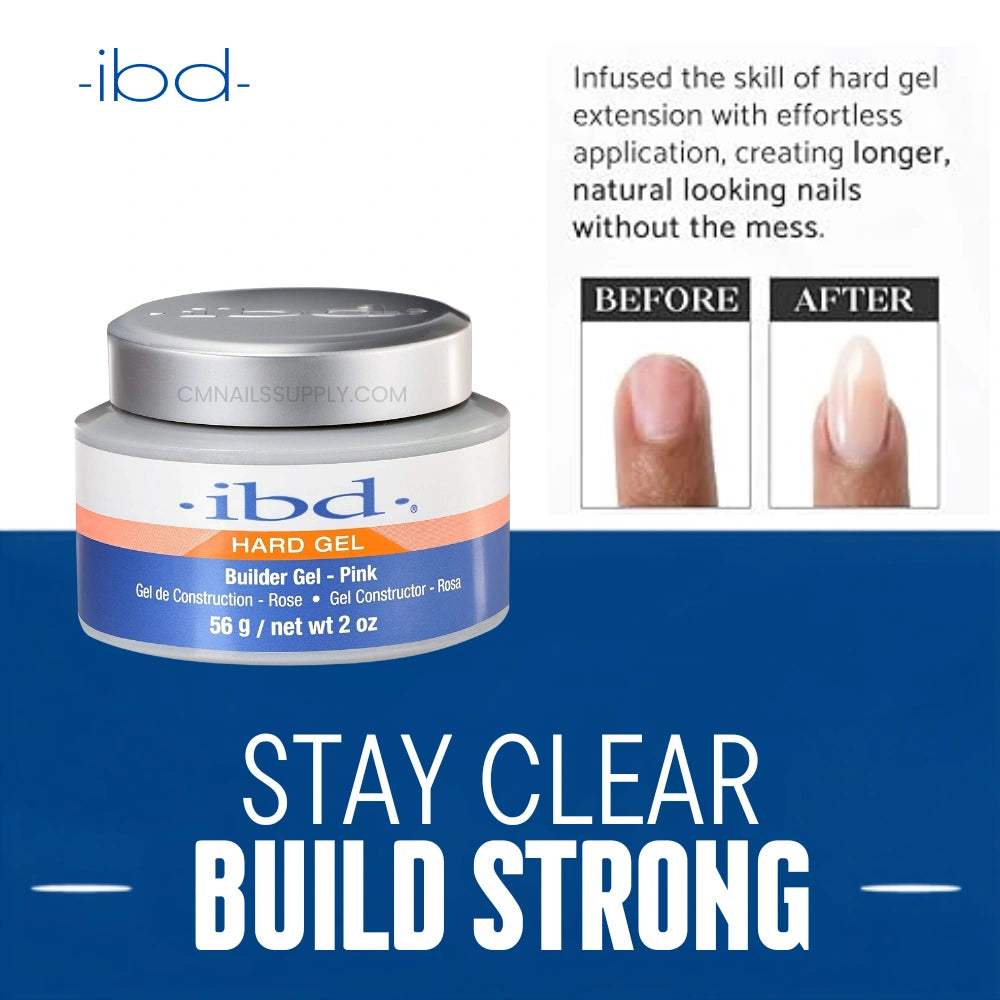 IBD builder gel pink for natural nail overlays and sculpted extensions ordered online in Canada