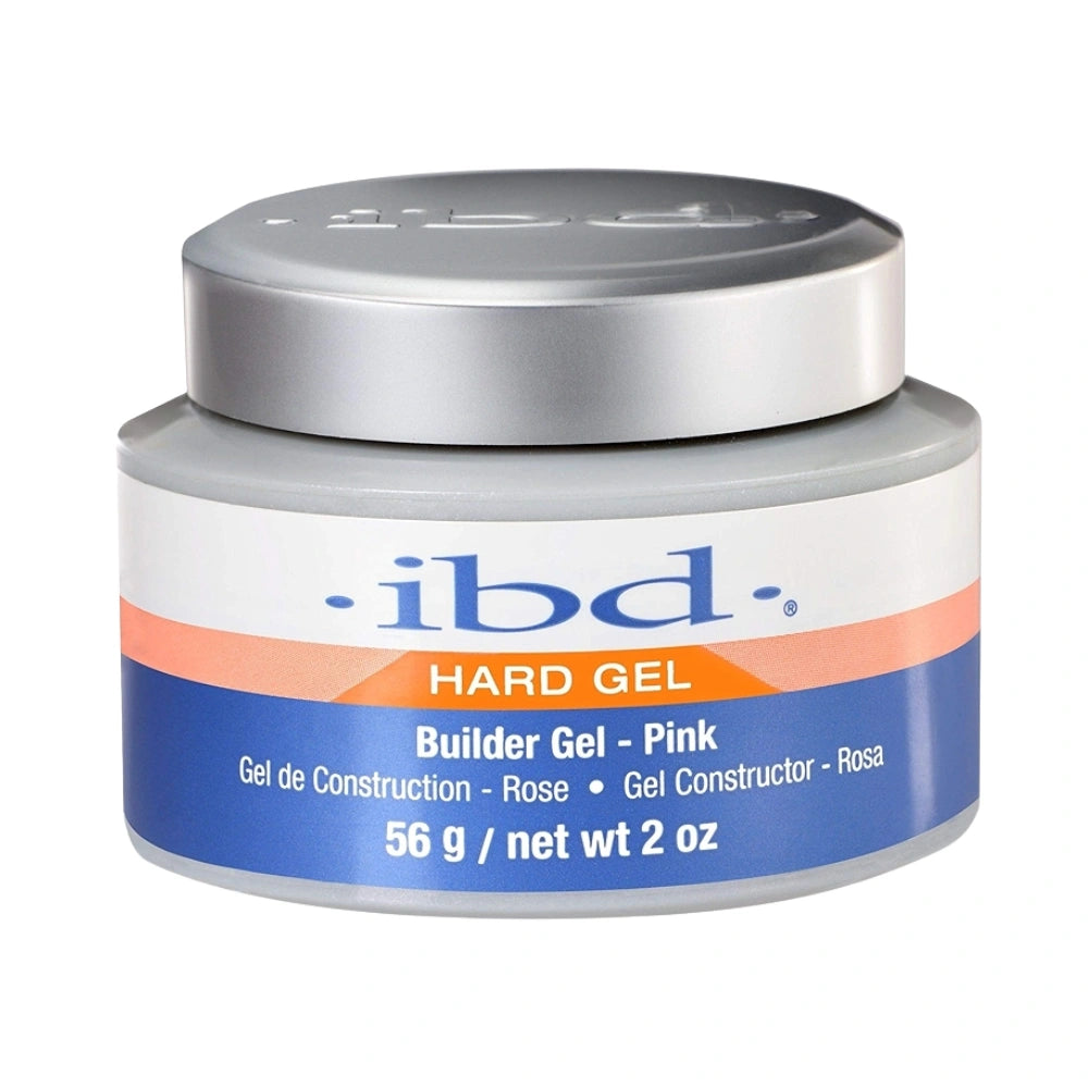 IBD hard gel LED UV builder pink 56g 2oz jar for professional nail technicians in Canada
