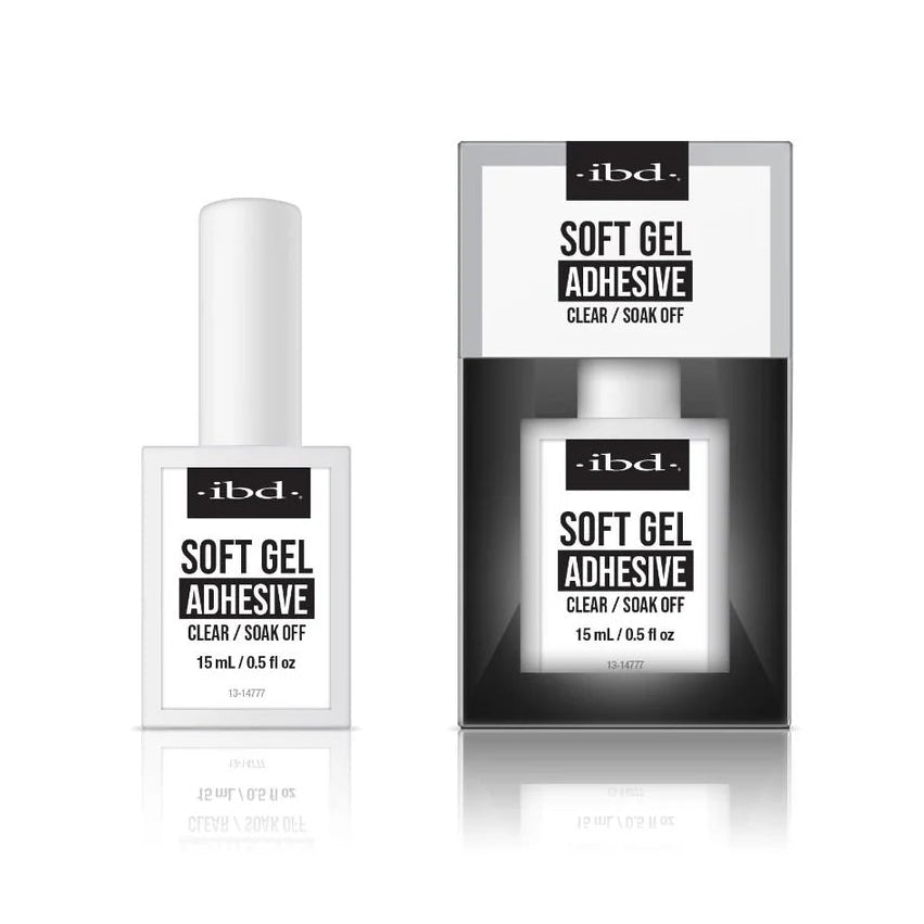 IBD soft gel adhesive 0.5oz LED nail tips Canada professional use