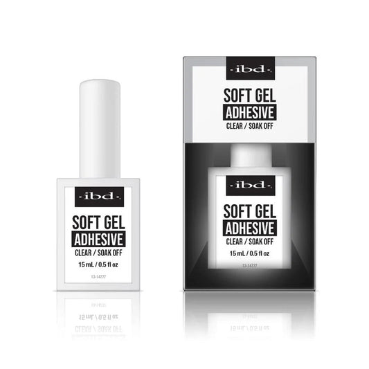 IBD soft gel adhesive 0.5oz LED nail tips Canada professional use