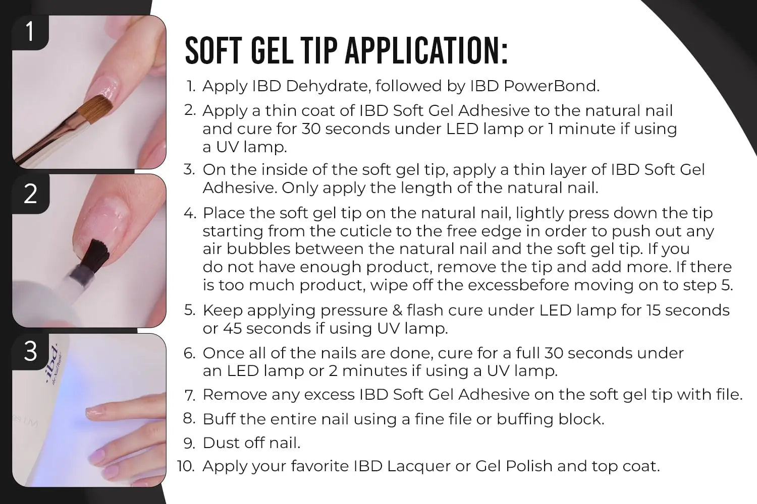 Clear soft gel adhesive professional nail bonding system Canada
