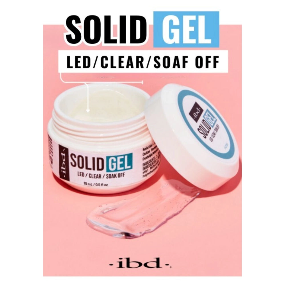 IBD solid gel rhinestone and charm adhesive for nail technicians
