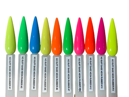 GND Canada | No Buff Base Neon Rubber Gel | #14 Neon Yellow - CM Nails & Beauty Supply