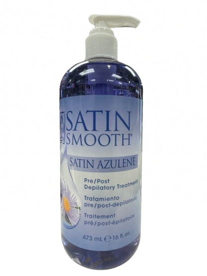 Satin Smooth | Satin Azulence | Pre/ Post | 16 fl Oz. - CM Nails & Beauty Supply