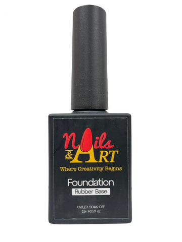 Nail Art - Base Coat | Foundation Rubber Base | 15 ml-0.5 fl.