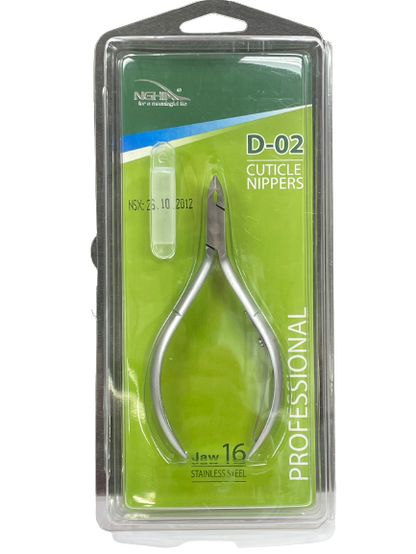 Cuticle Nipper | Nghia D02 Stainless Steel – #14 & #16 Sizes - CM Nails & Beauty Supply