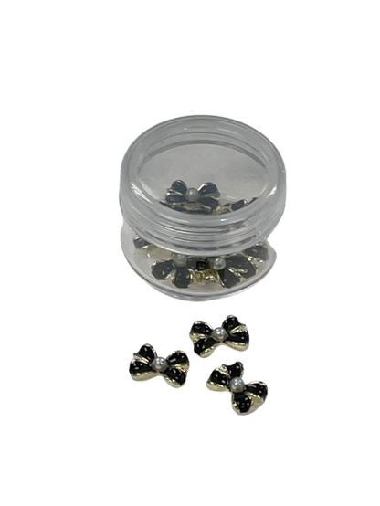 Bows | Gold | Glitter | Bow Knot | Bow With Pearl | Bow with Rhinestone - CM Nails & Beauty Supply