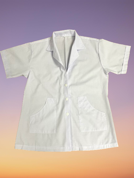 Lab Coat for Men - Women | Short Length Short  Sleeve | White Colour | Size XL-0| L-1 | M-2 | S-4.