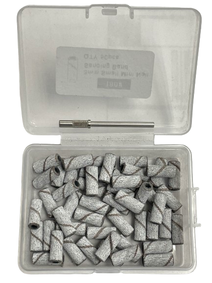 Mini Sand Band | 60 Pcs with Mini Mandrel | 50 Pcs with Mini Mandrel