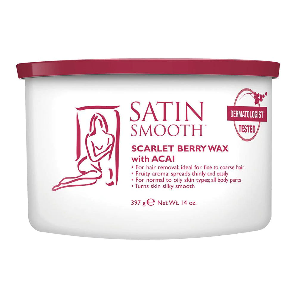 SATIN SMOOTH Scarlet Berry Wax With Acai (14oz)