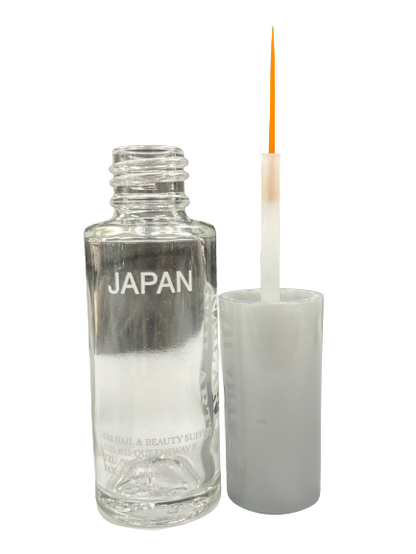 0.5oz Refillable Nail Bottles – Primer, Base, Top Coat | Amber Glass - CM Nails & Beauty Supply