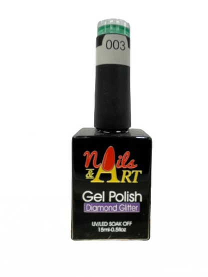 Nails and Art - Gel Polish | DG #03 Diamond Glitter - CM Nails & Beauty Supply