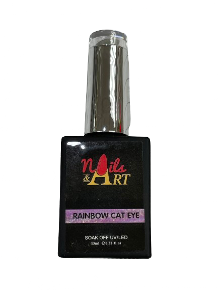 Nail & Art | Cat Eye RainBow and Reflex Gel