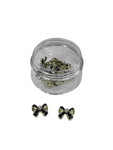 Bows | Gold | Glitter | Bow Knot | Bow With Pearl | Bow with Rhinestone - CM Nails & Beauty Supply